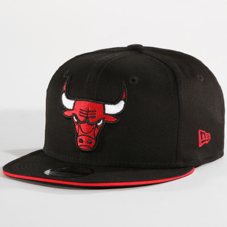 New Era - Casquette Snapback Team Snap NBA Chicago Bulls Noir