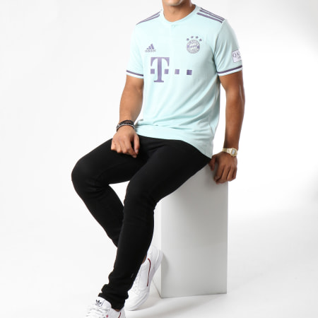 Adidas Sportswear - Maillot De Foot Jersey FC Bayern Munchen CF5410 Bleu Turquoise Lila