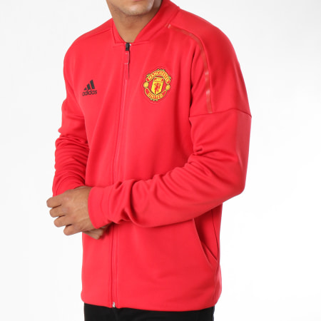 Adidas Sportswear - Veste Zippée Manchester United CW7670 Rouge