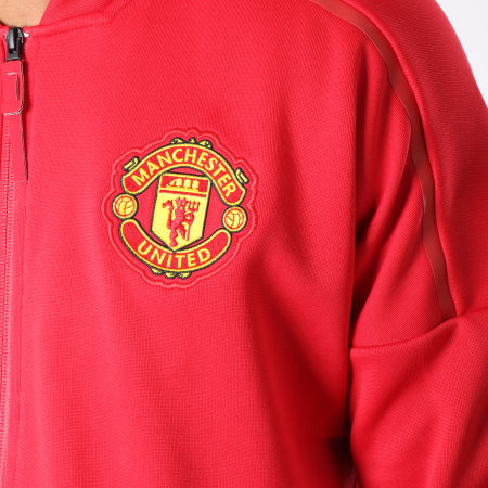 Adidas Sportswear - Veste Zippée Manchester United CW7670 Rouge