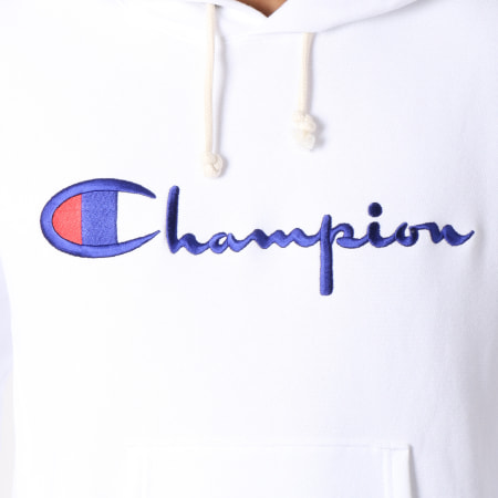 Champion - Sweat Capuche 212574 Blanc