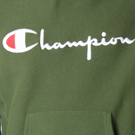 Champion - Sweat Capuche 212574 Vert Kaki