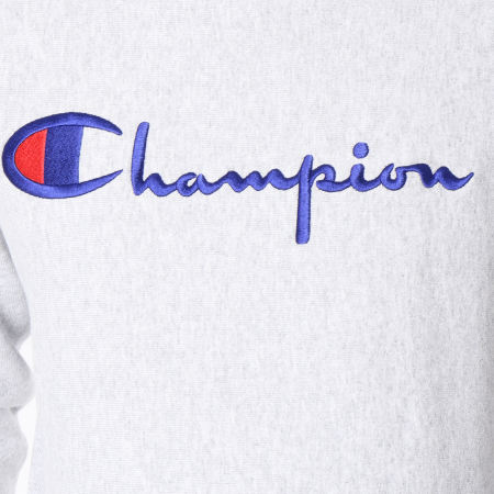 Champion - Sweat Crewneck 212576 Gris Chiné