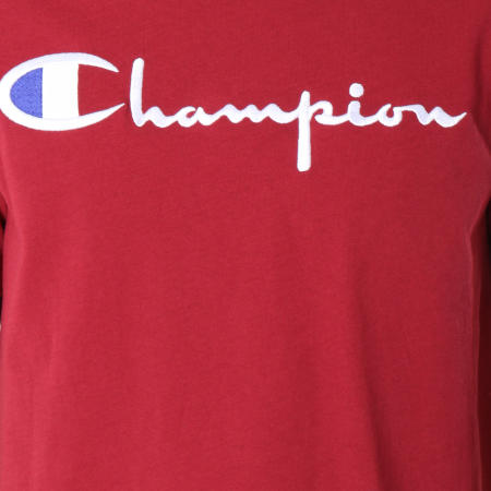 Champion - Tee Shirt Script Logo 210972 Bordeaux