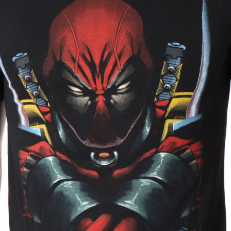Deadpool - Tee Shirt Deadpool Saber Noir