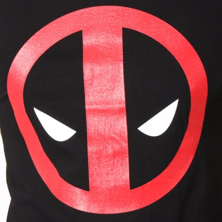 Deadpool - Tee Shirt Deadpool Logo Noir
