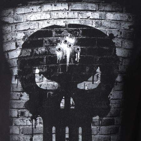 Séries TV et Films - Tee Shirt The Punisher Bricks Noir