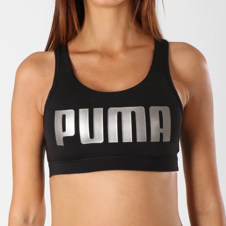Puma - Brassière Femme 4 Keeps 516996 06 Noir Argenté