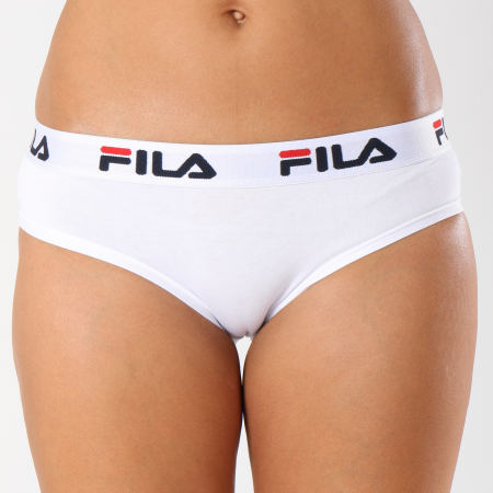 Fila - Culotte Femme Brief FU6043 Blanc Noir
