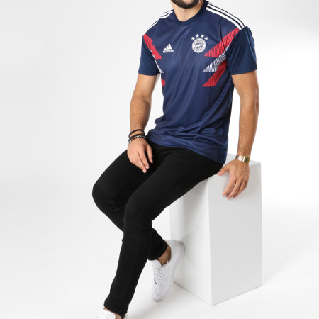Adidas Sportswear - Tee Shirt De Sport FC Bayern München CW5818 Bleu Marine