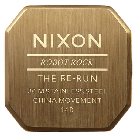 Nixon - Montre Re-Run A158-502 Doré Noir
