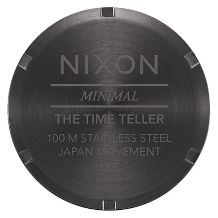 Nixon - Montre Time Teller A045-2790 Noir Bleu Turquoise