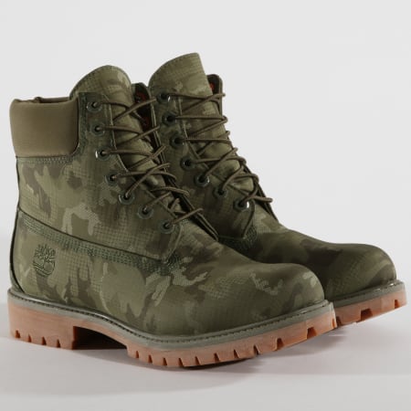Timberland - Boots 6 Inch Premium A1U9I Vert Kaki Camouflage