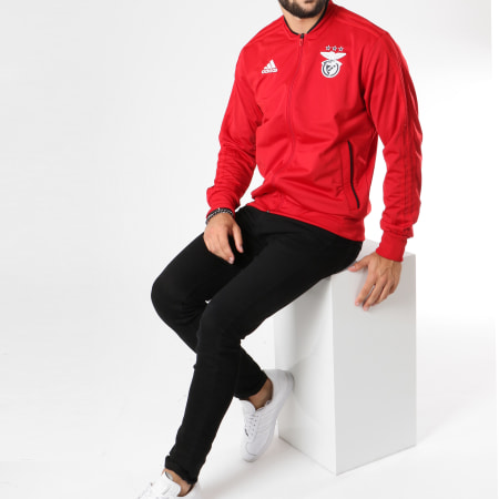 Adidas Sportswear - Veste Zippée Sporting Lisbonne Benfica CJ9201 Rouge