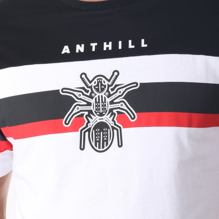 Anthill - Torso Tee Shirt Bianco Nero Rosso