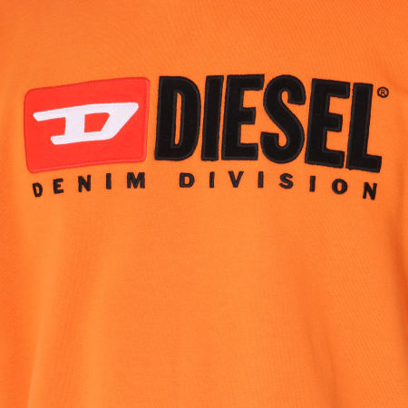 Diesel - Sweat Capuche S-Division Orange