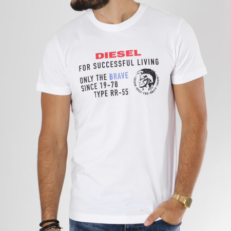 Diesel - Tee Shirt Diego 00SIES-0091A Blanc