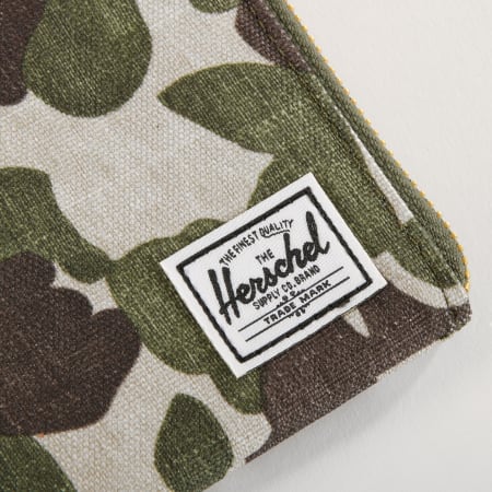 Herschel - Porte Cartes Johnny 10414 Camouflage Vert Kaki