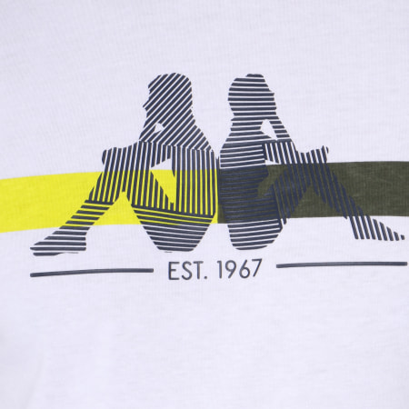 Kappa - Tee Shirt Logo Amauri 303HTK0 Blanc