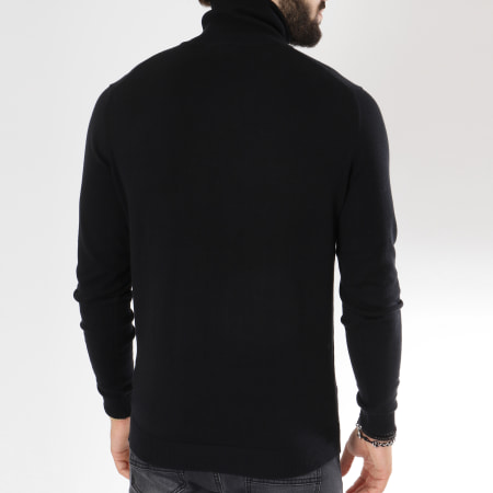 Selected - Pull Col Roulé Tower Cot Noir