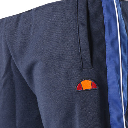 Pantalon Jogging Avec Bandes Cassed Bleu Marine