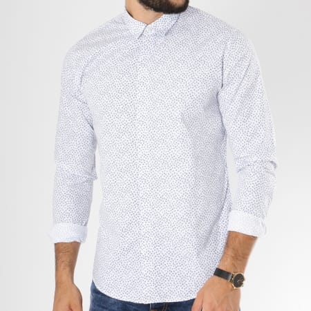 Only And Sons - Chemise Manches Longues Kalen Blanc
