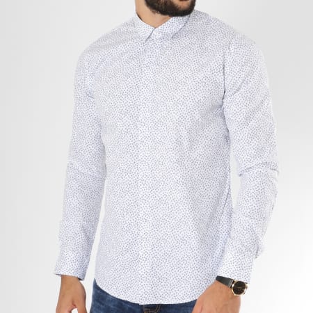 Only And Sons - Chemise Manches Longues Kalen Blanc