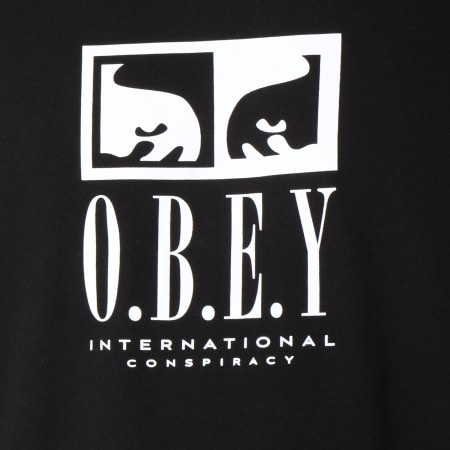 Obey - Tee Shirt Int Conspiracy Noir