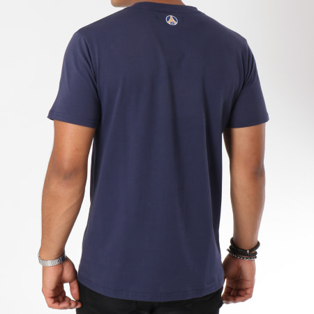 Foot - Tee Shirt Coeur De Logo Bleu Marine
