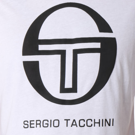 Sergio Tacchini - Tee Shirt Iberis Blanc Noir