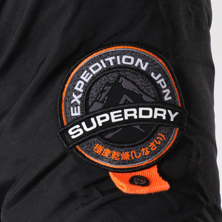 Superdry - Parka Fourrure Everest Noir