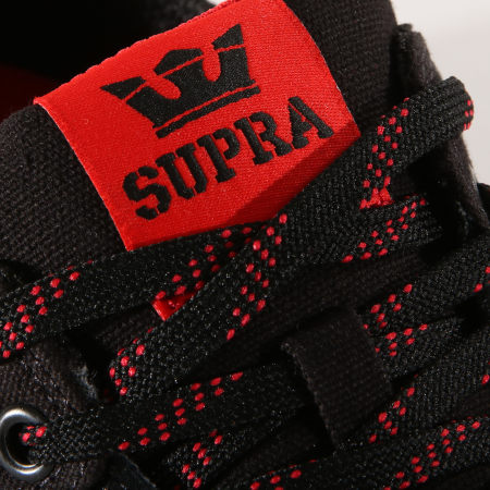 Supra - Baskets Stacks II 08183 012 Black Risk Red Black