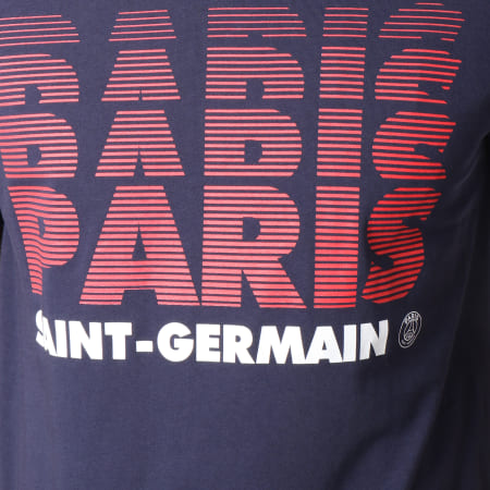 PSG - Tee Shirt Paris Saint-Germain P12411 Bleu Marine