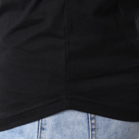 Sixth June - Tee Shirt Oversize Avec Bandes M3556CJA Noir