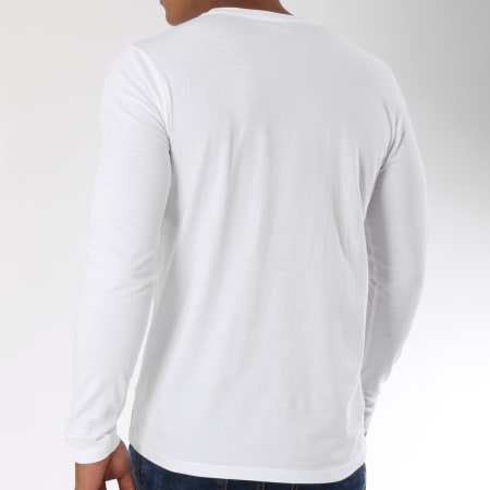 American People - Tee Shirt Manches Longues Thibaud Blanc