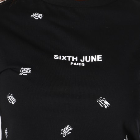 Sixth June - Tee Shirt Femme W3587CTS Noir