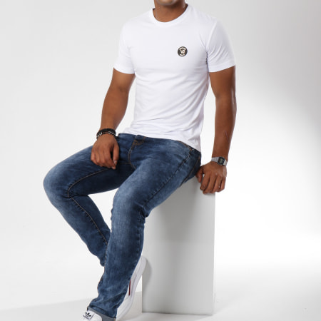 Versace Jeans Couture - Tee Shirt Basic B3GSB7E0 Blanc