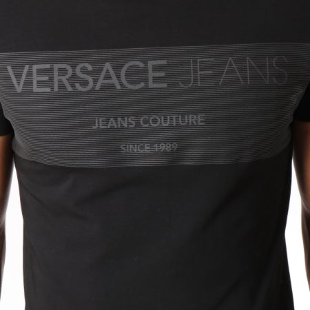 Versace Jeans Couture - Tee Shirt Print B3GSB74J Noir