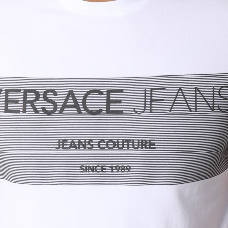 Versace Jeans Couture - Tee Shirt Print B3GSB74J Blanc