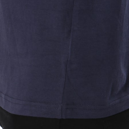 Brave Soul - Tee Shirt Manches Longues Brosnab Bleu Marine Bordeaux