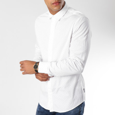 Only And Sons - Chemise Manches Longues Sotto Blanc