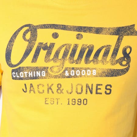 Jack And Jones - Tee Shirt Fara Jaune