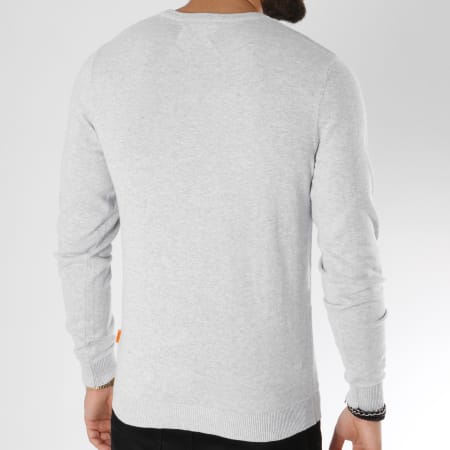 Jack And Jones - Pull Basic Gris Clair Chiné