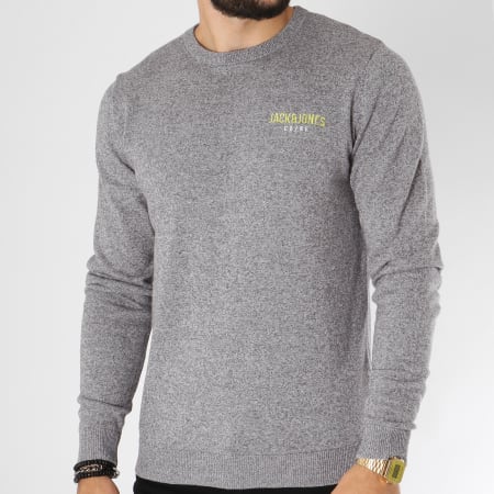 Jack And Jones - Pull Basic Gris Chiné