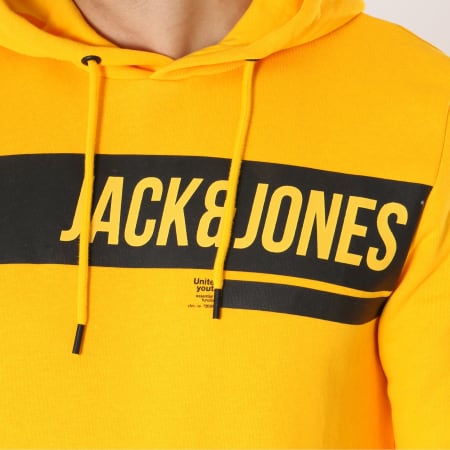 Jack And Jones - Sweat Capuche Armando Jaune