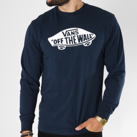 Vans - Tee Shirt Manches Longues OTW Bleu Marine