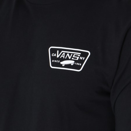 Vans - Tee Shirt Manches Longues Full Patch Back Noir