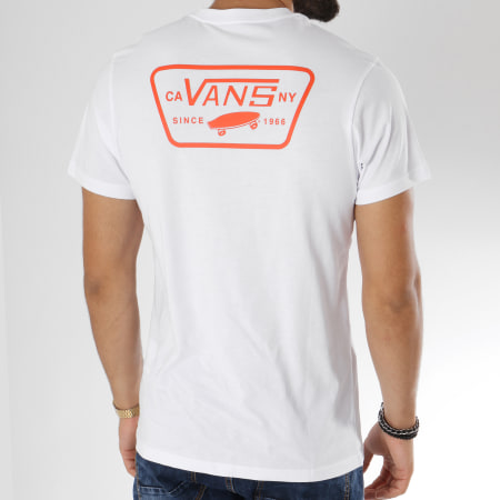 Vans - Tee Shirt Full Patch Back Blanc