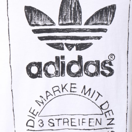 Adidas Originals - Tee Shirt Hand Drawn DH4811 Blanc