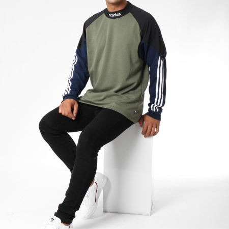 Adidas Sportswear - Sweat Crewneck Goaliefleecels DH6658 Vert Kaki